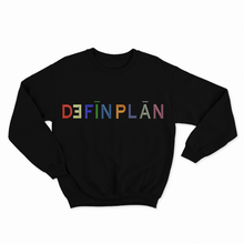 Load image into Gallery viewer, Embroidered Puff Cut and Sew Sweatshirt with colorful satin 3D lettering
